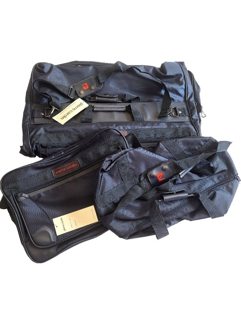 Pierre Cardin Henry Rosenfeld Luggage Set Garment Bag Duffle Bag Travel Rare NWT